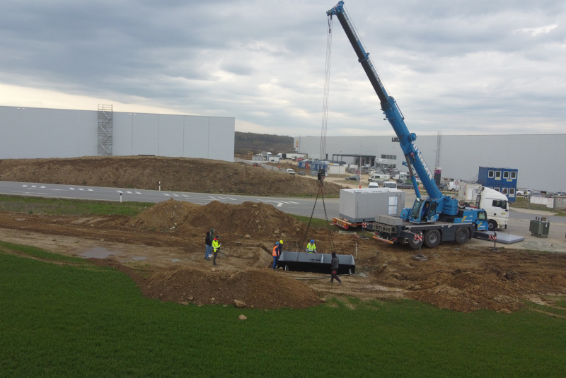 2023 / Vybudovanie inžinierskych sieti pre KN-C v k.u. Záborské s dodaním transformačnej stanice TS-Z s výkonom 1 x 1000 kVa  - foto