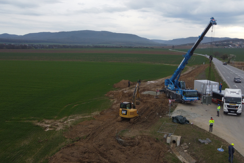 2023 / Vybudovanie inžinierskych sieti pre KN-C v k.u. Záborské s dodaním transformačnej stanice TS-Z s výkonom 1 x 1000 kVa  - foto
