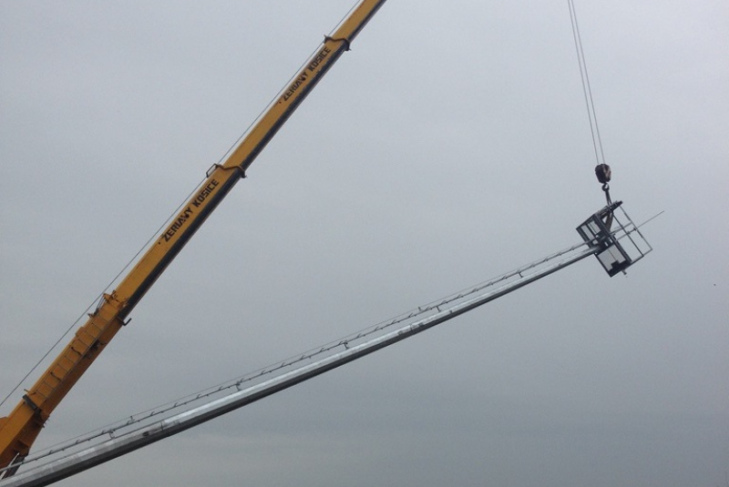 Referencie / Stavba výškového stožiara - Košice, Čaňa - foto Referencie / Stavba výškového stožiara - Košice, Čaňa - foto