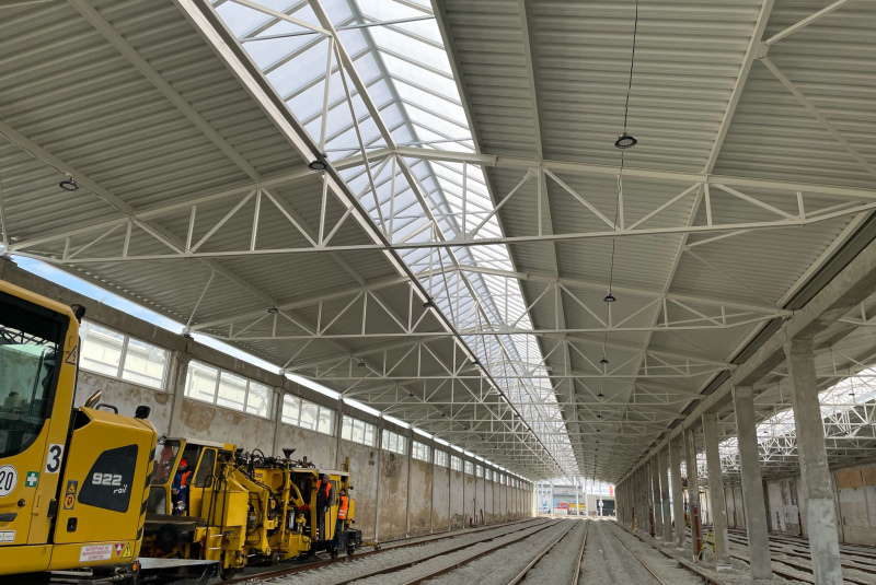 Aktuálne projekty / Modernizácia električkovej údržbovej základne v Košiciach, II. etapa - foto