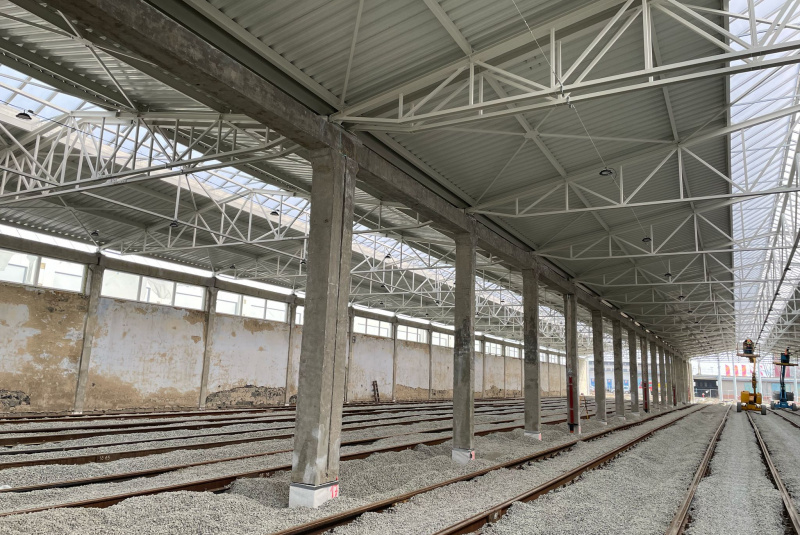 Aktuálne projekty / Modernizácia električkovej údržbovej základne v Košiciach, II. etapa - foto