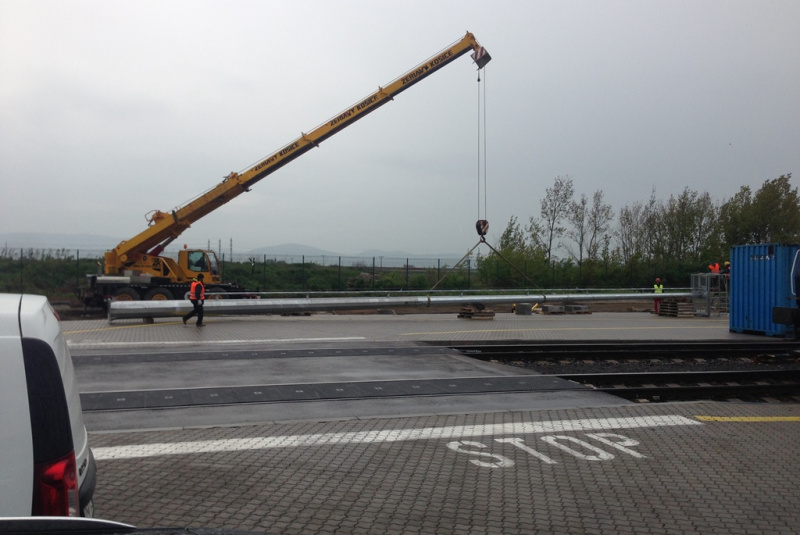 Referencie / Stavba výškového stožiara - Košice, Čaňa - foto